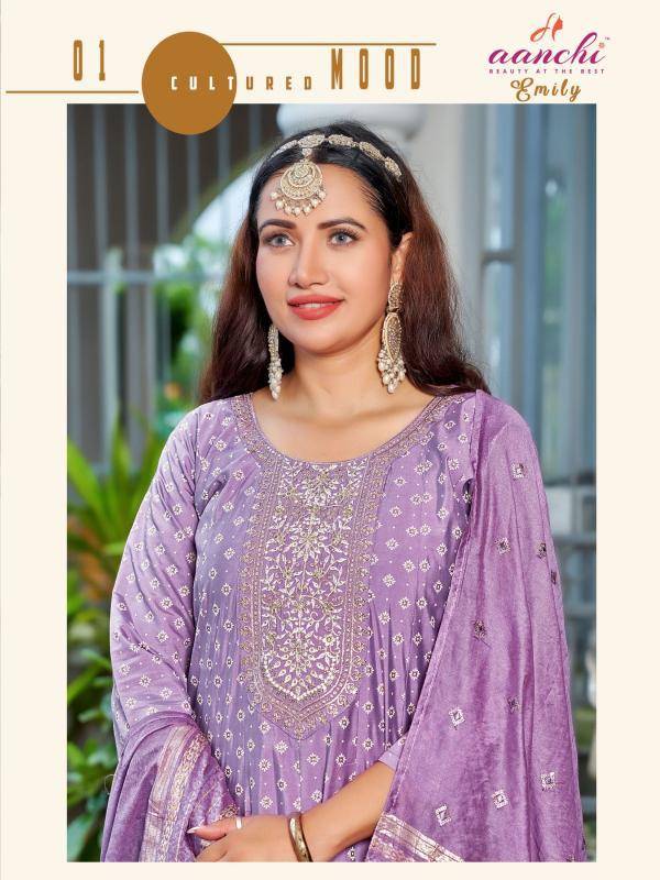 Aanchi emily anarkali style branded kurti wholesale price